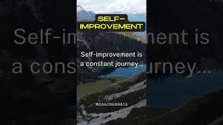 Self improvement is a constant journey but... #quotes #selfconfidence #motivation  #trustingod