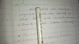 Antimicrobial Agents and its Types