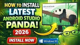 Android Studio Panda 2026 Installation Guide on Windows 10🔥 (Latest Setup Tutorial) in Hindi