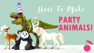 Party Animal Cake Toppers | Plastic Animals | How To | Cherry Toppers