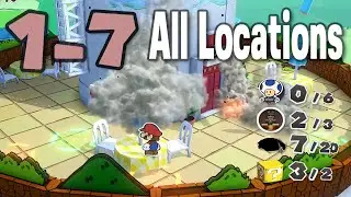 🌠 1-7 : Overlook Tower - All Collectible Locations - Paper Mario : The Origami King