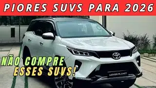 🚫 7 SUVs Que Vão Te Levar Direto ao Mecânico em 2026