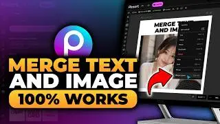 ⁠How To Merge Text And Image in PicsArt (𝟮𝟬𝟮𝟲) | 100% WORKS | NO Yapping, To The Point | FAST & EASY