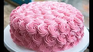 Rose Swirl Cake Tutorial