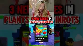 3 НОВЫХ &laquo;КОДА&raquo; в PLANTS Vs. BRAINROTS на ROBLOX!