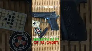 .22 LR package. Revolver UBERTI, BERETTA M71 & CZ 75 KADET. 50 rounds. Price: 40+15 Euro.