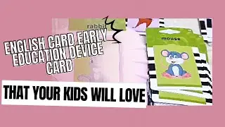 Unboxing English Card Early Educational Device