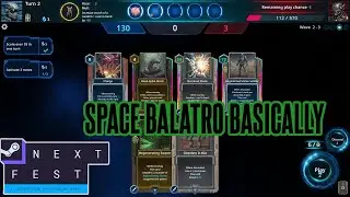 Surprisingly deep sci-fi score attack | Galactic Deck Clash (Steam Next Fest Demo)