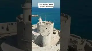 Honda Africa Twin | Port of Greece Drone Shots | Greek MotoVlogger