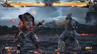 My Wavu Wavu Heihachi Goes Crazy In Mirror Match!