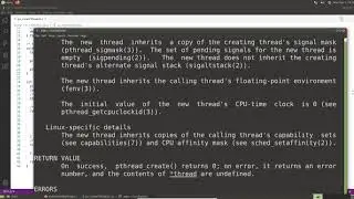 Create threads in Linux
