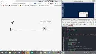 Python Bot plays Google's Dinosaur game