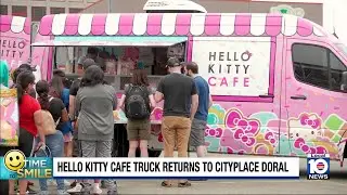 Hello Kitty cafe truck returns to CityPlace Doral