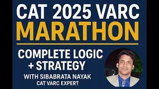 CAT 2025 VARC MARATHON | 20 PARA JUMBLES | COMPLETE LOGIC + STRATEGY | PJQ Fresh Question - 2