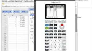 Homework Help: Mean and Standard Deviation of Discrete Data (StatCrunch and TI-84)