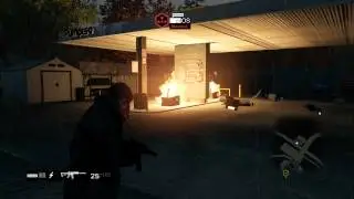 Watchdogs Petrol station DESTRUCTION!!!!!