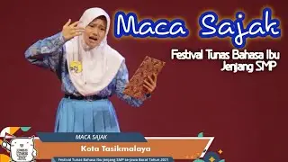Juara 2 Maca Sajak Putri, Festival Tunas Bahasa Ibu Jenjang SMP 2021