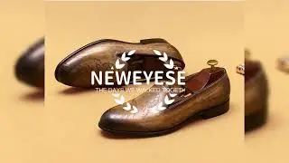 Unveiling Elegance Neweyesee Genuine Men Leather Shoes Loafers #loafers #menshoestyple #menfootwear