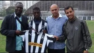 Base do Botafogo recebe atleta canadense