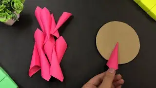 Beautiful And Easy Wall Hanging Craft Ideas /  Paper Wallmate / A4 Sheet Craft / DIY Wall Decor 