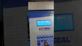 Cut seal machine setting