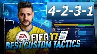FIFA 17 BEST FORMATIONS 4-2-3-1 TUTORIAL - BEST CUSTOM TACTICS & INSTRUCTIONS / HOW TO PLAY 4-2-3-1