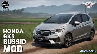Honda jazz GK5 RS(2017) mod for bussid | bus simulator indonesia car mod | realistic car mod