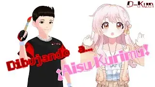[VTUBER MEXICANO] DIBUJANDO A AISU KURIMU ( @AisuKurimuCh  ) 🍨
