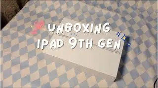 Unboxing Ipad 9th Gen (2024) 256GB Silver 🤍 | Second Apple Pencil 1 + Accessories