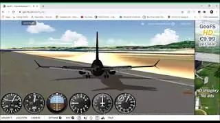 GeoFS 737 MAX Crosswind Landing Tutorial