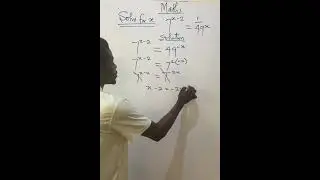 Exponential equation #exponentialequation