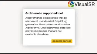 Block Unauthorized AI Access Instantly with VisualSP | Secure Your Organization's AI Usage