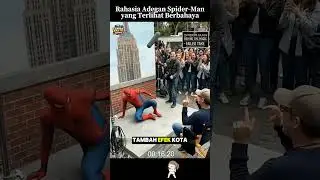 Rahasia Adegan Spider-Man yang Terlihat Berbahaya ⁉️ #shorts #videoviral #faktaunik