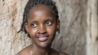 Kijk hoever Justine is gekomen