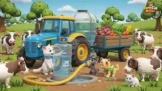 Mama Cat Saves Animals on the Farm 🐱🚜 | Heart Touching Family Cat Rescue