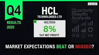 HCL TECH Q4 (2025) Results Analysis | Quarterly Results Analysis