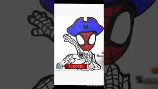 🔴 How To Draw Pirate Spidey and his Amazing Friends #spiderman #drawings #art #howtodraw