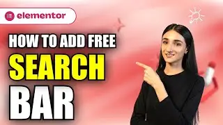 How to add a FREE Search bar in Elementor | WordPress Tutorial