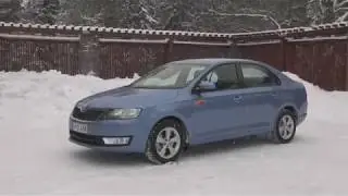 Koeajossa Skoda Rapid vuosimallia 2013