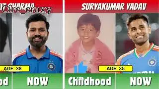 Famous Indian Cricketers: Childhood vs Now Transformations