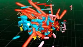 stickman simulator battle of warriors - laser saber war
