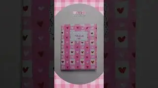 DIY pinterest cute notebook cover 🎀💕 | aesthetic diary