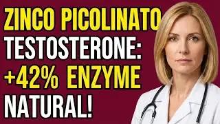 ZINCO PICOLINATO TESTOSTERONE... Cofattore Enzimatico che Aumenta +42% Senza Farmaci!