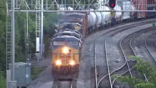 Long Freight Train & Meet In Lansdowne