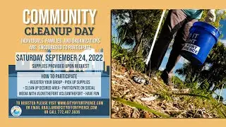 City of FP: Community Cleanup Day PSA - September 24, 2022