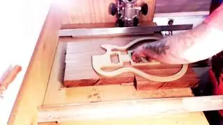 How to building semi hollow guitar LP style - body part 1
