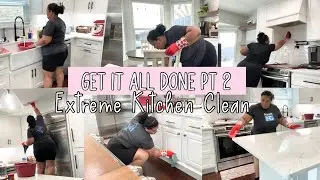 GET IT ALL DONE|2022 KITCHEN CLEAN WITH ME|SPRING CLEANING 2022|EXTREME CLEANING MOTIVATION