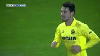 Gol de Moi G&oacute;mez (5-0) en el Villarreal CF - Real Sociedad - HD