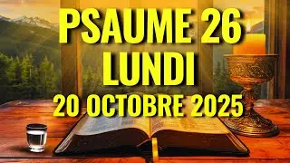 PRI&Egrave;RE DU MATIN &ndash; Lundi 20 Octobre 2025 &ndash; Psaume 26 Pour Protection, Victoire Et Miracle Divin