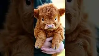 Tiny Cute half calf #tiny #cow #cute #pets